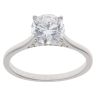 9ct White Gold 2.15ct Brilliant Cut Lab Grown Diamond Solitaire Ring