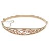 9ct Yellow and Rose Gold Clogau Patterned Tree Of Life Bangle