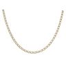 9ct Yellow Gold Double Curb Chain 22"