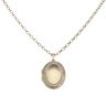 9ct Yellow Gold Patterned Oval Locket and Chain 22"
