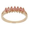 18ct Yellow Gold Peach Coloured Sapphire Fancy Ring