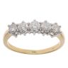 18ct Yellow Gold 1.00ct Brilliant Cut Diamond Five Stone Ring