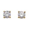 18ct Yellow Gold 0.50ct Brilliant Cut Diamond Solitaire Earrings