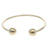 9ct Yellow Gold Plain Torque Bangle