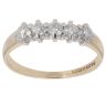 9ct Yellow Gold 0.50ct Brilliant Cut Diamond Five Stone Ring