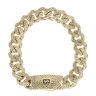 14ct Yellow Gold Monaco Curb Classic Flex, Flex Lock Bracelet 8.5"