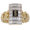 14ct Yellow Gold Monaco Classic Cubic Zirconia Cluster Ring