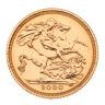 2000 Elizabeth II Fourth Portrait UK Half Sovereign Coin