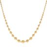 22ct Yellow Gold Graduated Bead Chain 16"