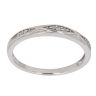 9ct White Gold 0.04ct Diamond Fancy Twist Ring