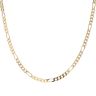 18ct Yellow and White Gold Figaro Chain 16"