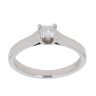18ct White Gold 0.23ct Princess Cut Diamond Solitaire Ring