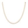 9ct Yellow Gold Curb Chain 18"
