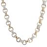 9ct Yellow Gold Cubic Zirconia Belcher Chain 20"
