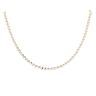 14ct Yellow and White Gold Chain 22"