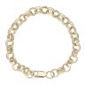 9ct Yellow Gold Belcher Bracelet 8"