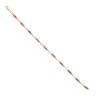 9ct Yellow Gold 0.10ct Diamond And Ruby Bracelet 7.5"