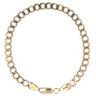 9ct Yellow Gold Curb Bracelet 7.5"