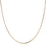 9ct Yellow Gold Curb Chain 18"