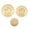 2017 The Twelve-Sided Tristan Da Cunha Sovereign Series Coin Set of 3 Proof Boxed