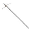 18ct White Gold 4.57ct Brilliant Cut Diamond Tennis Bracelet 7.5"