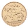 1900 Victoria Old Head UK Half Sovereign Coin