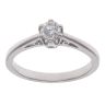 9ct White Gold 0.25ct Brilliant Cut Diamond Solitaire Ring