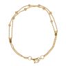 22ct Yellow Gold Duo Bead Bracelet 7"
