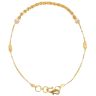 22ct Yellow And White Gold Plaited Bracelet 7"