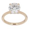 9ct Yellow Gold 3.18ct Round Brilliant Cut Lab Grown Diamond Solitaire Ring