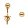22ct Yellow Gold Ball Stud Earrings