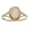 9ct Yellow Gold Opal Single Stone Ring