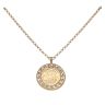 9ct Yellow Gold 1911 George V UK Full Sovereign Coin Pendant and Chain 24"