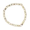 9ct Yellow Gold Hugs And Kisses Bracelet 7.5"