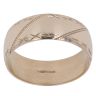 9ct Yellow Gold Patterned Wedding Band 8.1mm