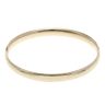 9ct Yellow Gold Square Cut Hinged Bangle