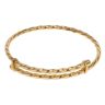 22ct Yellow Gold Children's Twist Expanding Bangle
