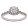 18ct White Gold 0.66ct Brilliant Cut Diamond Cluster Ring
