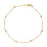 22ct Yellow Gold Beaded Bracelet 6.5"