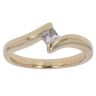 18ct Yellow Gold 0.25ct Princess Cut Diamond Solitaire Ring