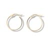 9ct Yellow Gold Plain Hoop Earrings
