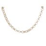9ct Yellow Gold Cubic Zirconia Belcher Chain 20"