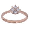18ct Rose Gold 0.30ct Brilliant Cut Diamond Cluster Ring