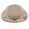 9ct Yellow Gold Patterned Signet Ring