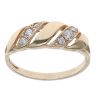 9ct Yellow Gold Cubic Zirconia Fancy Ring