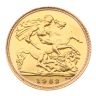 1982 Elizabeth II Decimal Portrait UK Half Sovereign Coin