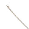 9ct Yellow Gold 5.00ct Brilliant Cut Lab Grown Diamond Tennis Bracelet 7"