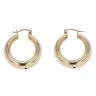 14ct Yellow Gold Hoop Earrings