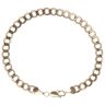 9ct Yellow Gold Curb Bracelet 7.5"