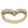 18ct Yellow Gold 0.75ct Brilliant Cut Diamond Wishbone Ring